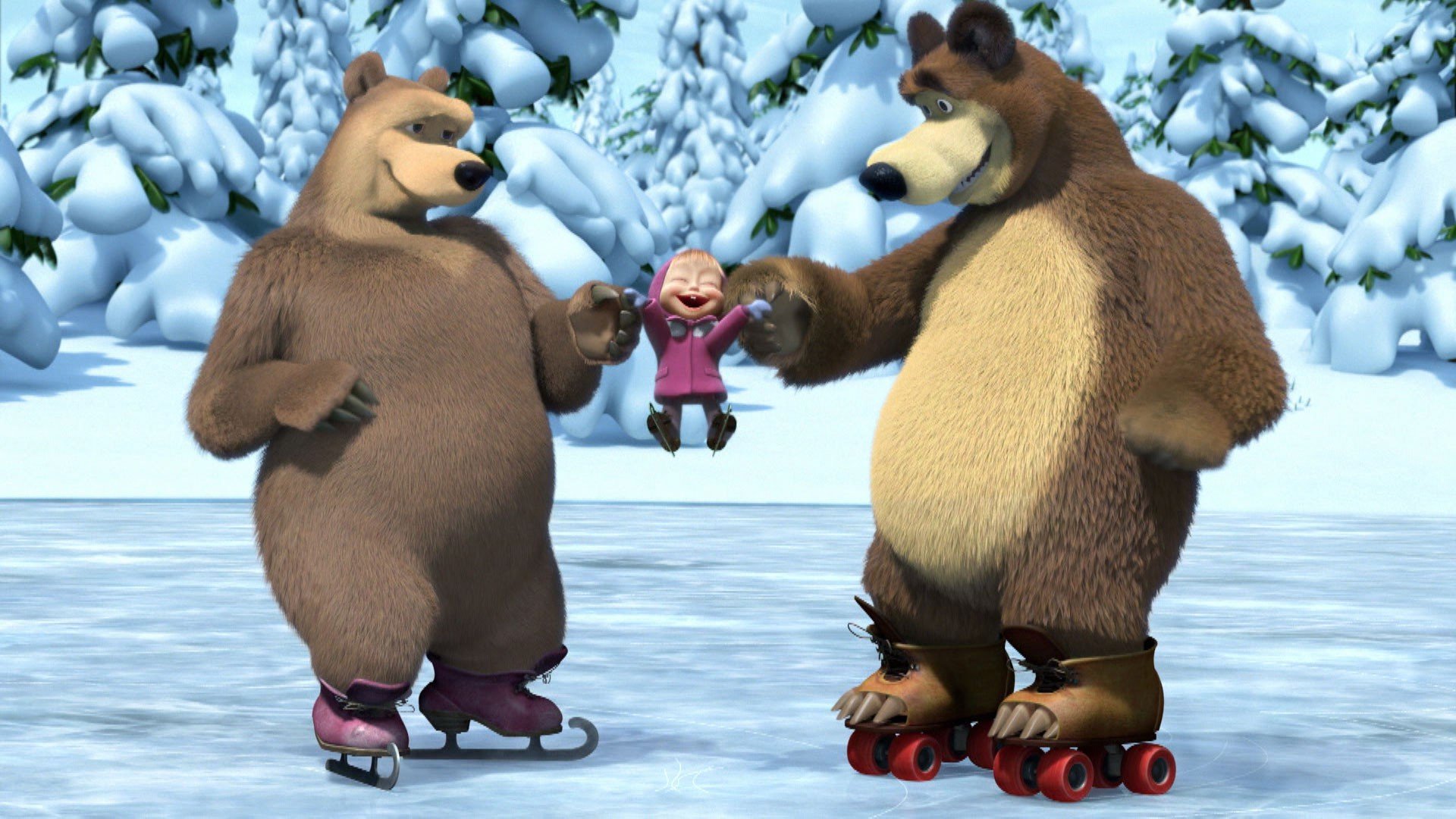 Маша против медведя. Маша и медведь 2009. Маша и медведь Медведица.
