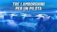 Tre Lamborghini per un pilota